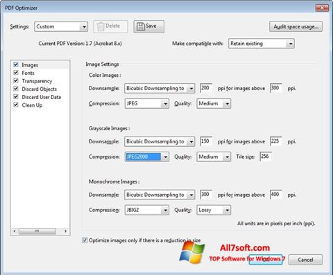 Screenshot Adobe Acrobat Pro DC Windows 7