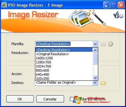 Screenshot VSO Image Resizer Windows 7