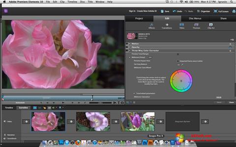 Screenshot Adobe Premiere Elements Windows 7