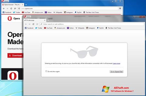 Screenshot Opera Next Windows 7