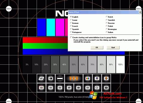 Screenshot Nokia Monitor Test Windows 7