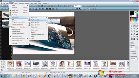 Screenshot PhotoFiltre Studio X Windows 7
