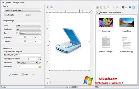 Screenshot WinScan2PDF Windows 7
