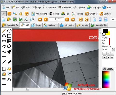 Screenshot PDF Reader Windows 7