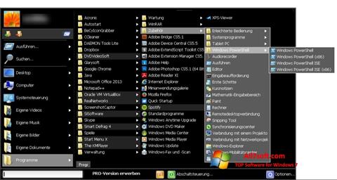 Screenshot Start Menu X Windows 7