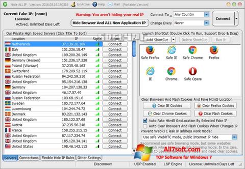 Screenshot Hide ALL IP Windows 7
