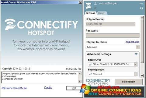 Screenshot Connectify Windows 7