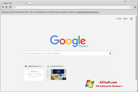 Screenshot Google Chrome Windows 7