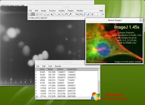 Screenshot ImageJ Windows 7